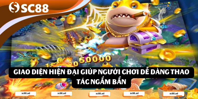 Giao diện hiện đại giúp người chơi dễ dàng thao tác ngắm bắn