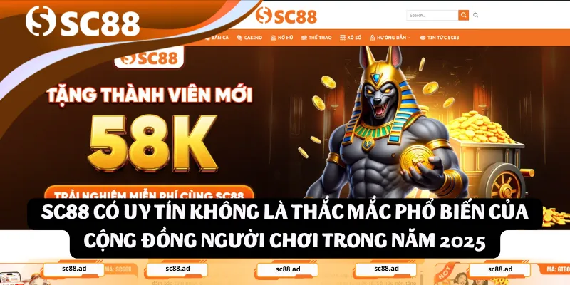 SC88 có uy tín không là thắc mắc phổ biến của cộng đồng người chơi trong năm 2025