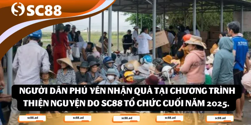 Các phần quà nhu yếu phẩm được SC88 chuẩn bị trong chương trình thiện nguyện tại Phú Yên.